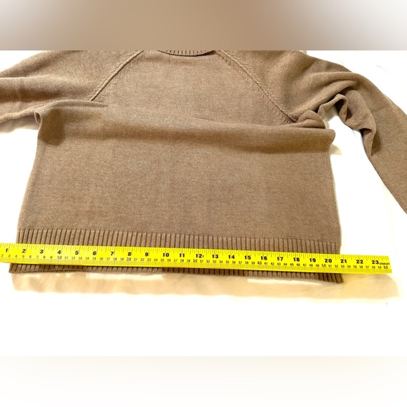 NWT Reduced 50%🩷✅XL Rich Tan Karen Scott Detailed Stiching.Wash Pullover Rich - Picture 6 of 9